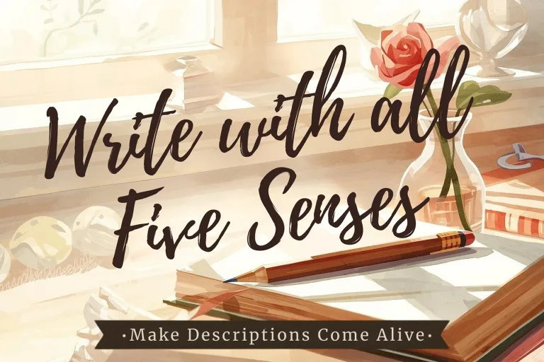 write with all 5 senses