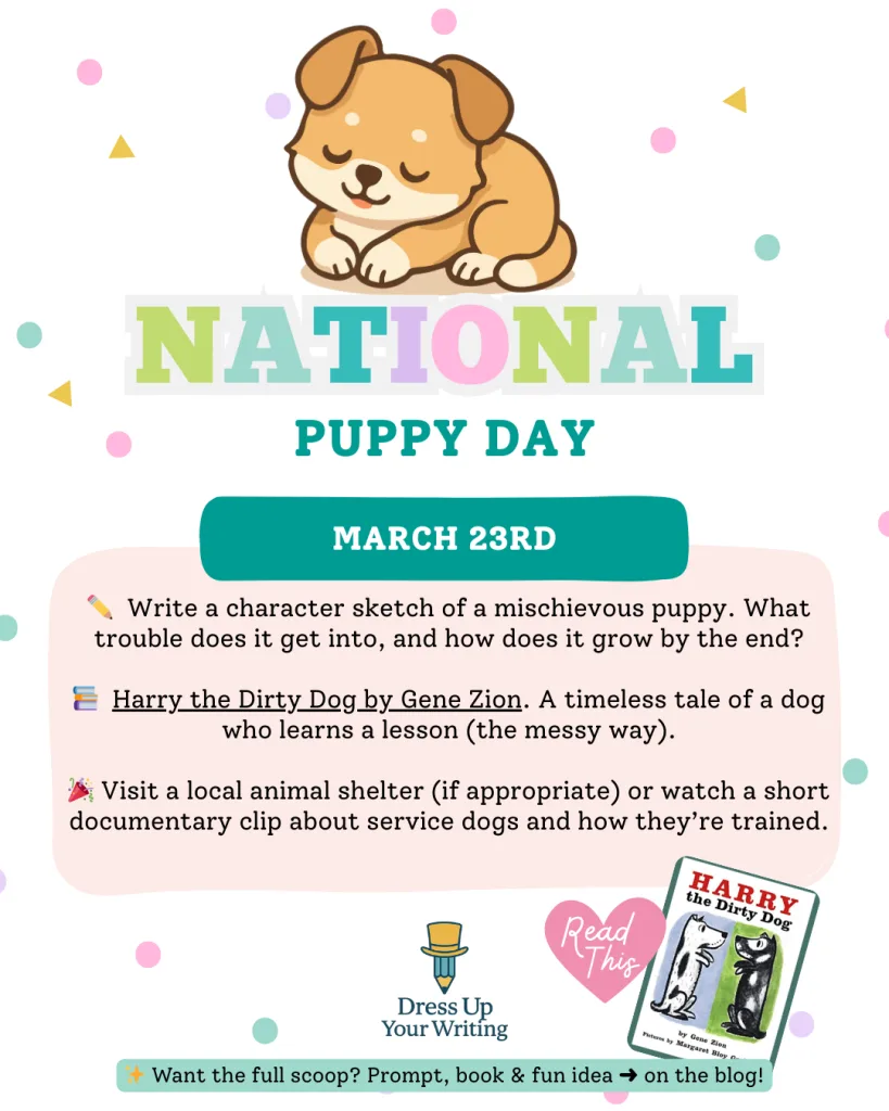 March National Days: National Puppy Day
