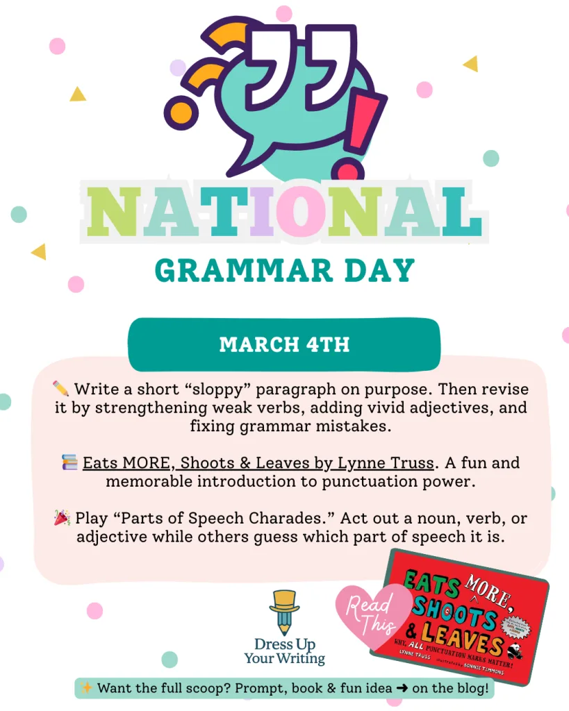 March National Days: National Grammar Day