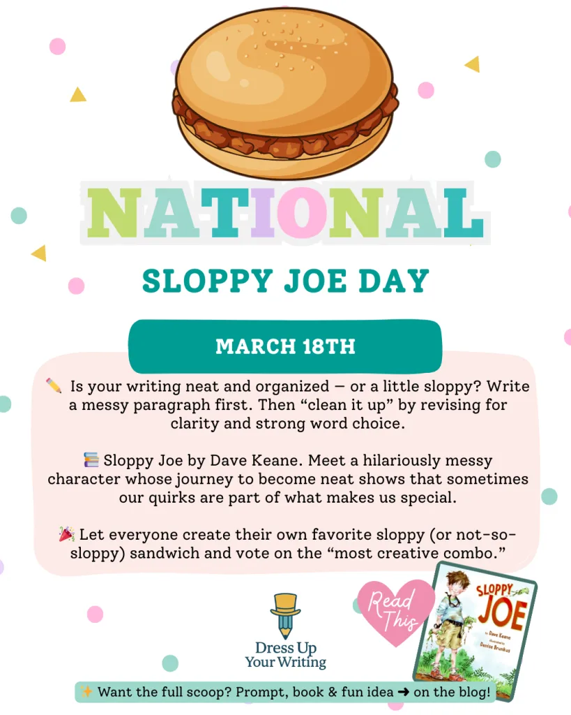 March National Days: National Sloppy Joe Day