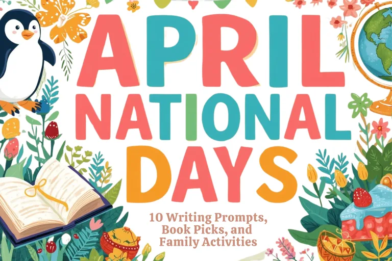 april national days writing prompts