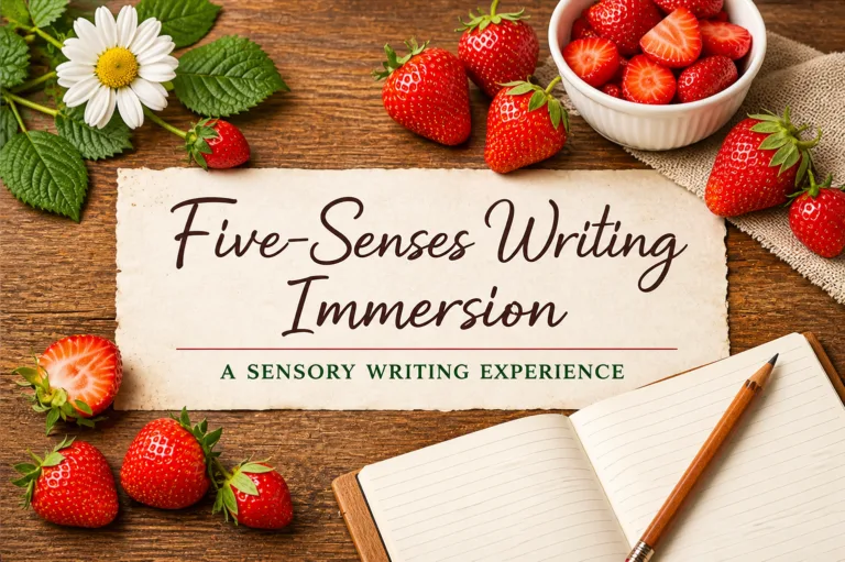Five Senses Writing Immersion: The Strawberry🍓