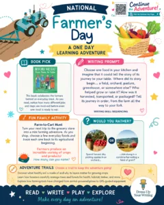 National Farmer's Day homeschool lesson plan
