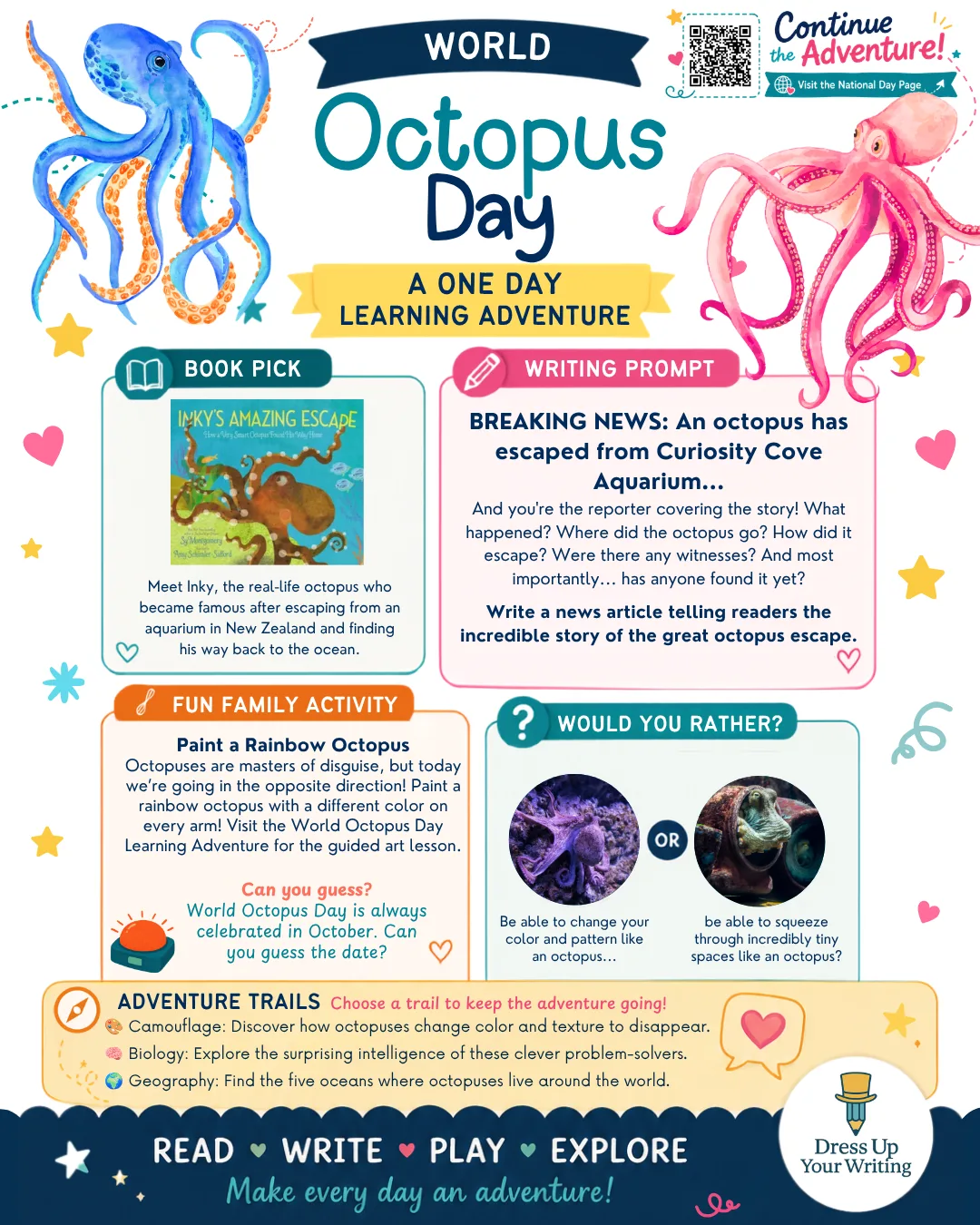 World Octopus Day Infographic