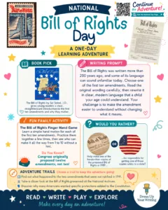 Bill of Rights mini homeschool lesson plan