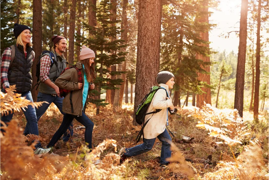 family hike