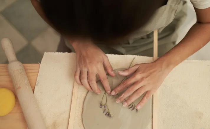 make a fossil impression craft