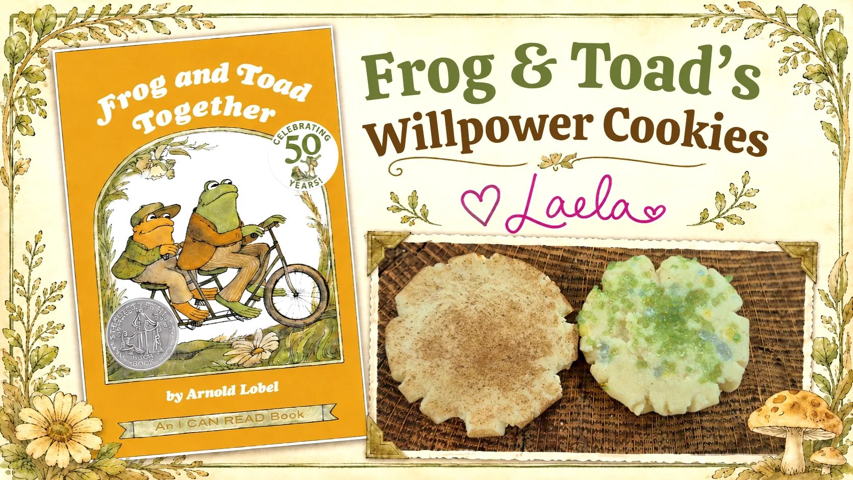 Frog and Toad Inspired Sugar Cookie Recipe