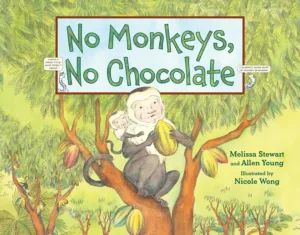 book cover of no monkeys, no chocolate