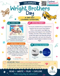 wright brothers day mini homeschool lesson plan