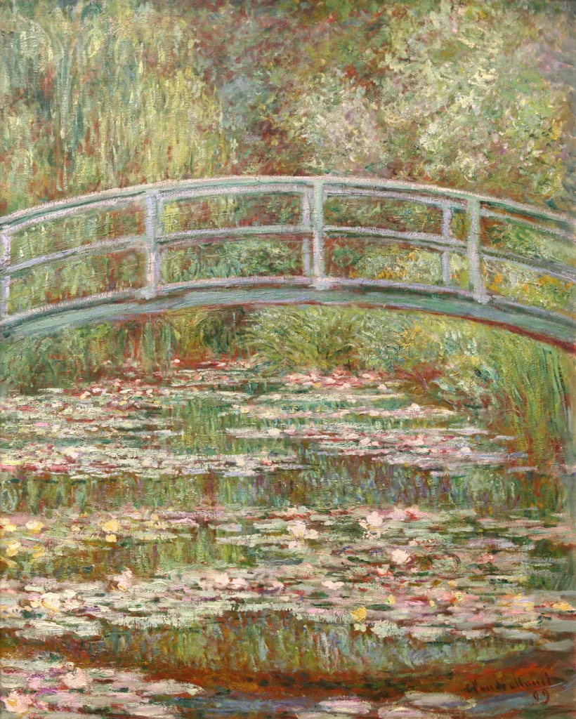Claude Monet’s Bridge over a Pond of Water Lilies (1899)