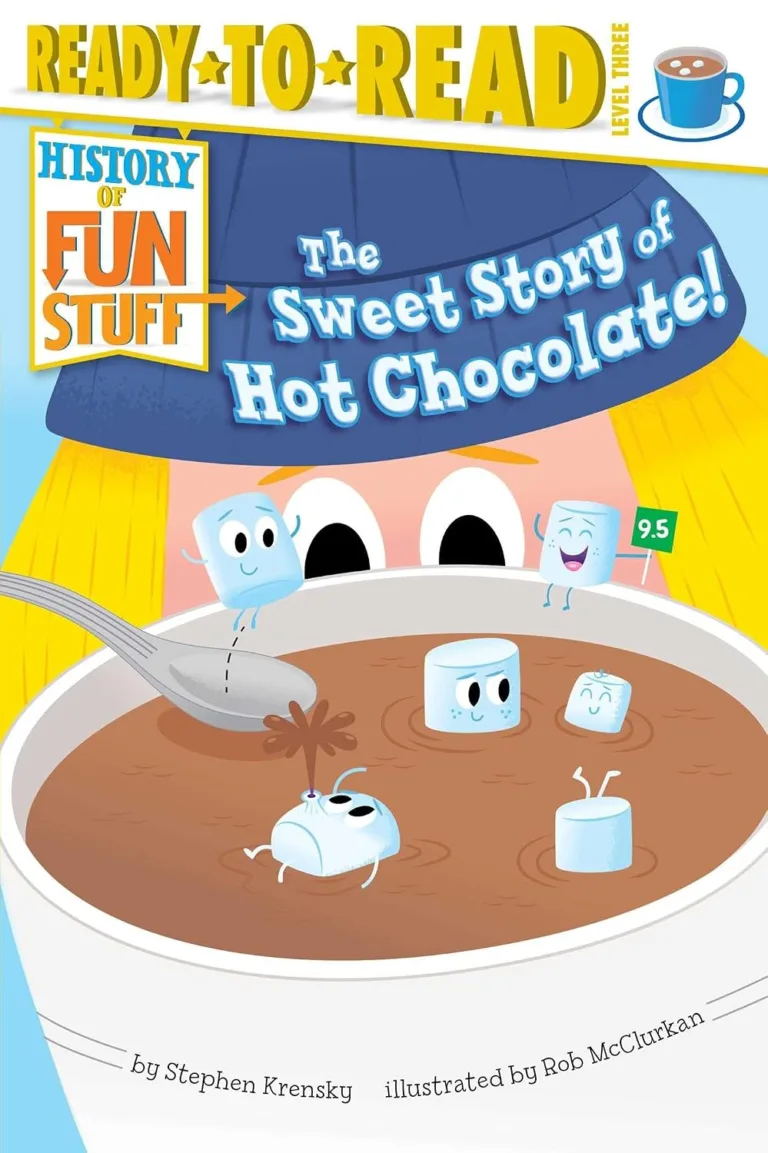 book cover of the sweet story of hot chocolate