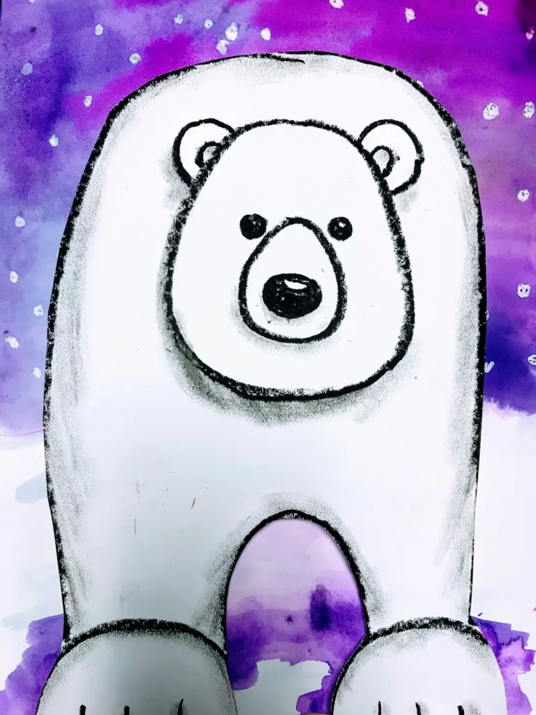 polar bear themed art project